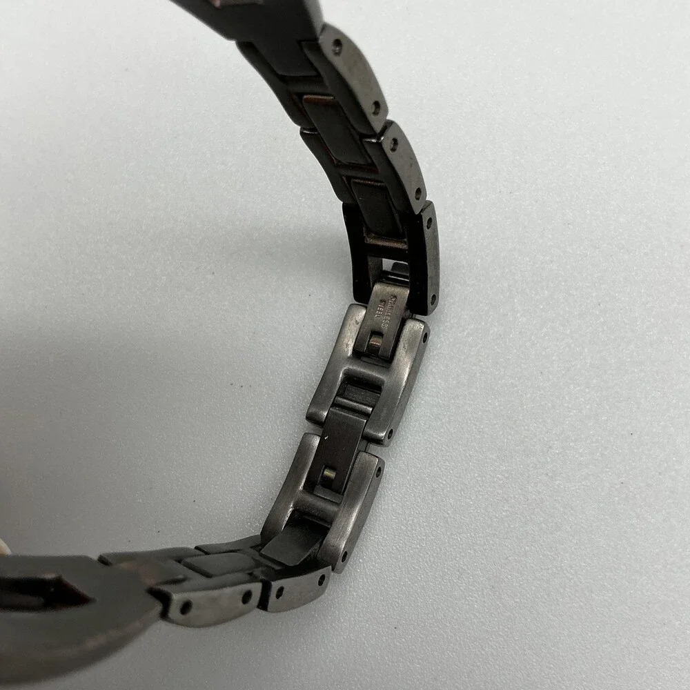 Fossil F2 Womens Watch 24mm Silver Tone Gray Stainless ES-1914 New Battery 6